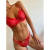 Conjunto Mónaco color rojo de Lingerie and Love - comprar online