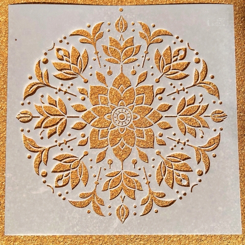 CE 25 mandala 3 30x30 Stencil Caro esta - comprar online