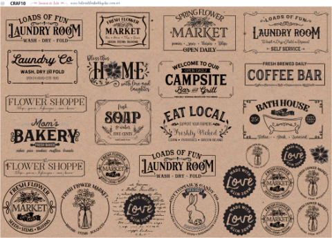 Lamina de papel de seda CRAF10