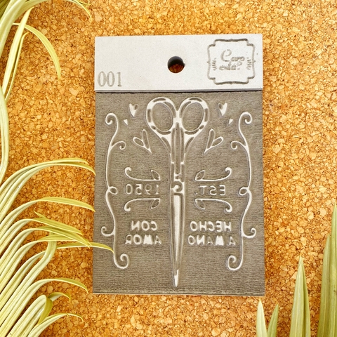 Sello 001 Caro está 8,5x10 Tijera - comprar online