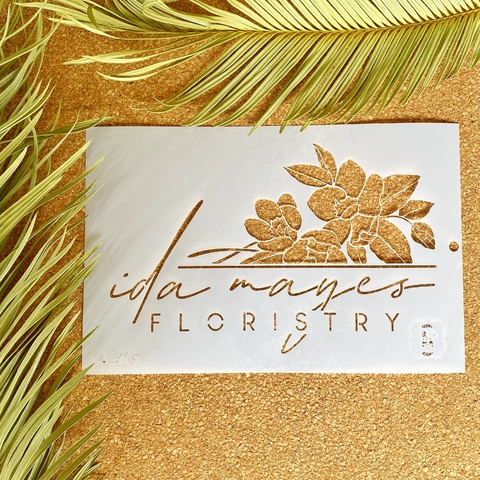 CE FLORITRY 30x20 Stencil Caro esta - comprar online