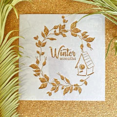 CE 12 Winter 20x20 Stencil Caro esta - comprar online