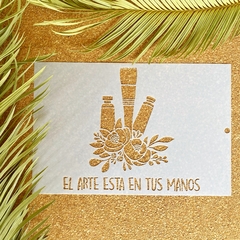 CE 17 30x20 Stencil Caro esta - comprar online