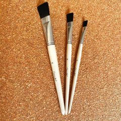 ARENA x3 Pinceles Chatos N 12, 16 y 24 Caro esta? en internet