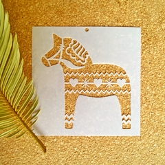 CE 13 caballito 15x15 Stencil Caro esta - comprar online