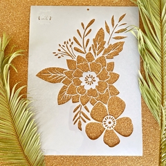 CE 02 Flor 30x40 Stencil Caro esta - comprar online