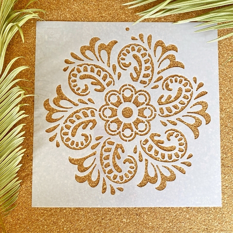 CE 19 30x30 Stencil Caro esta Mandala1 - comprar online