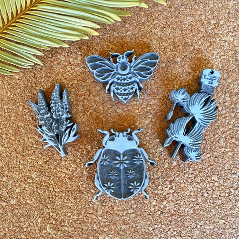 Sello mini pack 1 Caro está Abeja vaq lav plum - comprar online