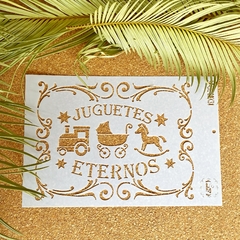 CE 34 JUGUETES 30x20 Stencil Caro esta - comprar online
