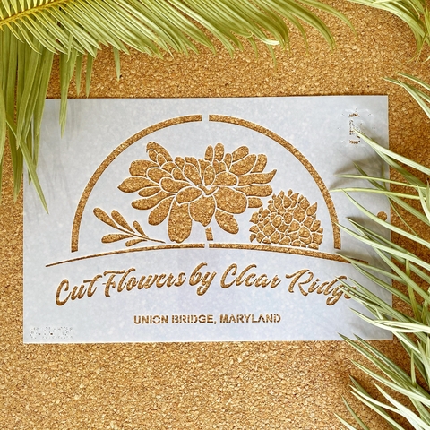 CE 37 CUT FLOWER 30x20 Stencil Caro esta - comprar online