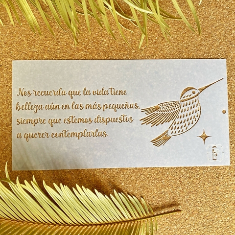 CE Colibrí 15x30 Stencil Caro esta - comprar online