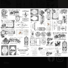 Lamina de papel de seda Stamp 5