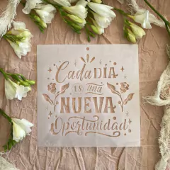 CE Nueva oportunidad 20x20 Stencil Caro esta
