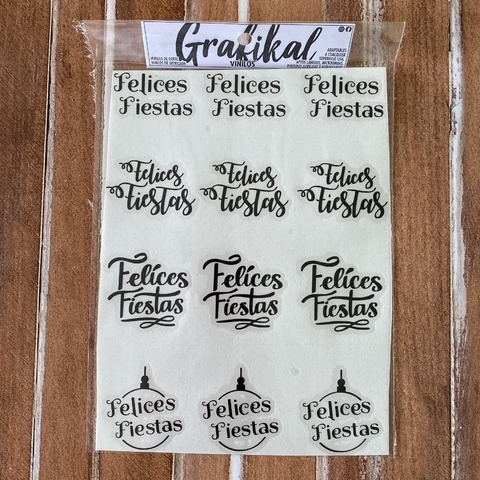Vinilo Grafikal FELICES FIESTAS