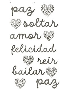 Textura Gold TG 14 Estampa Felicce paz soltar