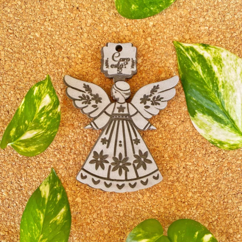 Sello Angelita 2 Caro está 9x9cm - comprar online