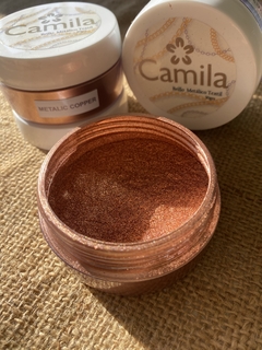 Brillo metálico Purpurina Cobre 50c.c