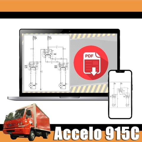 Esquema Elétrico - Mercedes Benz Accelo 915C (2003 a 2008) - comprar online