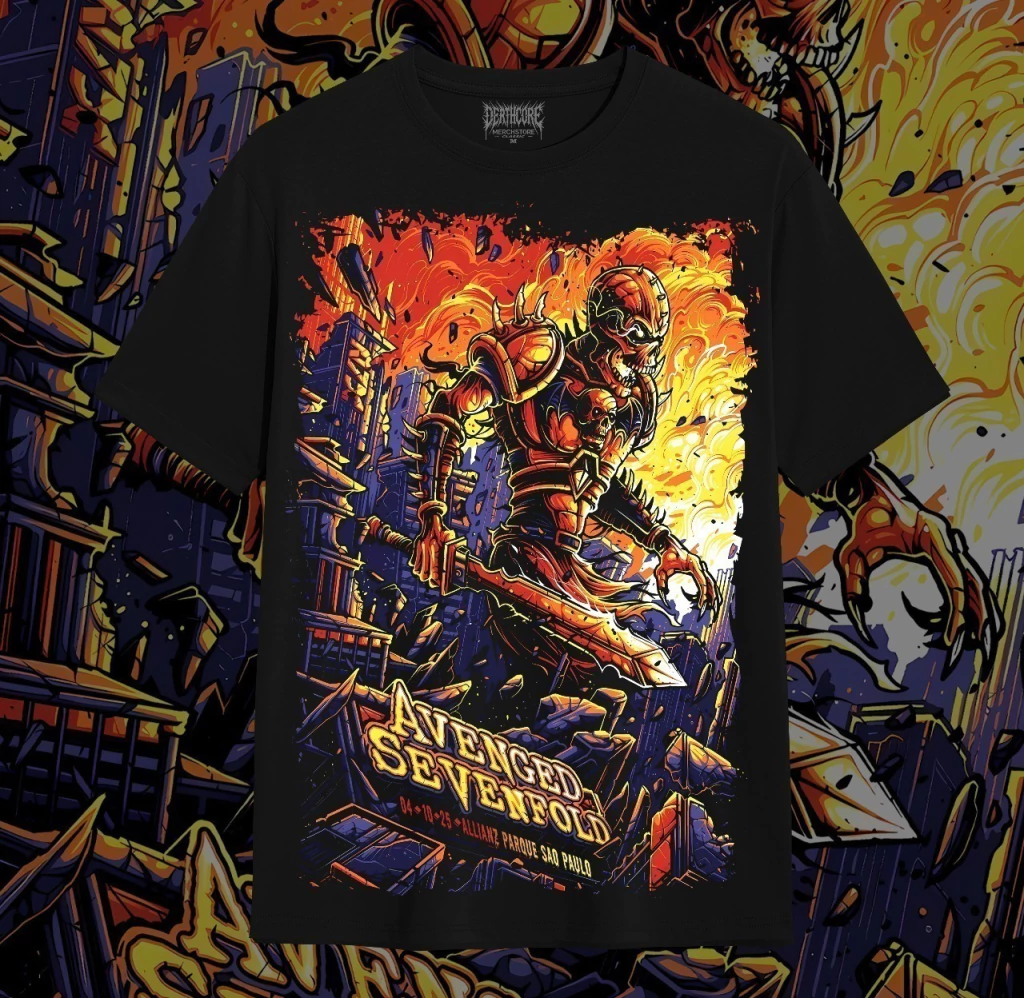 Camiseta Avenged Sevenfold - Brasil Special Edition