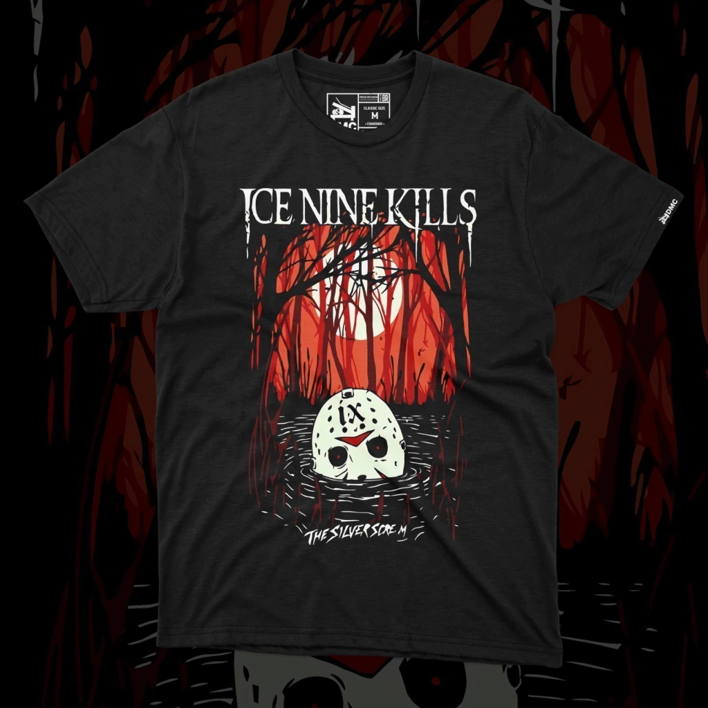 Camiseta Ice Nine Kills Jason - Preta Algodão