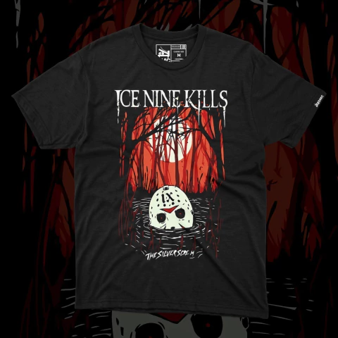Camiseta Ice Nine Kills Jason - Preta Algodão
