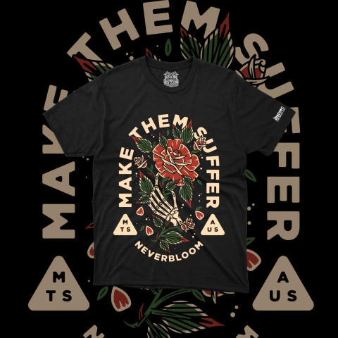 Camiseta Make Them Suffer - Neverbloom