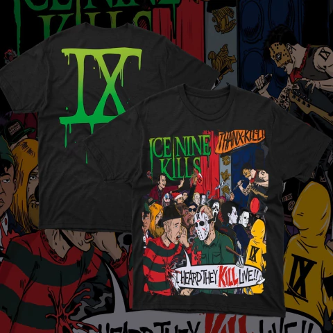 Camiseta ice Nine Kills - Freddy Krueger Festival