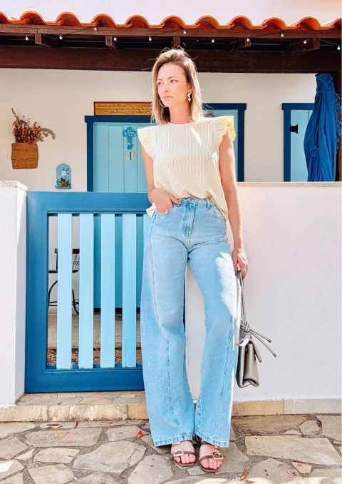 Regata Debora Amarela - comprar online