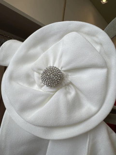 Vestido Mídi Um Ombro C/Flor - TAYLU 