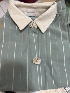 Vestido Linho Listra Karmani - TAYLU 