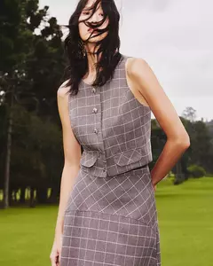Colette Linho Xadrez - comprar online