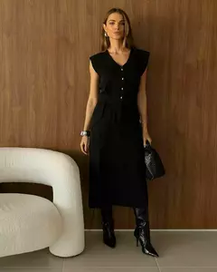 Saia Twill Bolso Lateral