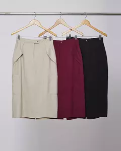 Saia Twill Bolso Lateral na internet