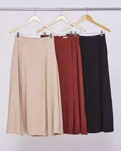 Saia Twill Det Pregas Bolso Lateral - comprar online