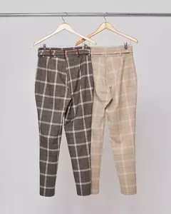 Calça Alf Xadrez Det Vivo Cinto Forrado - loja online