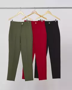 Calça Alf Cos Recortado C/ Pesponto - TAYLU 