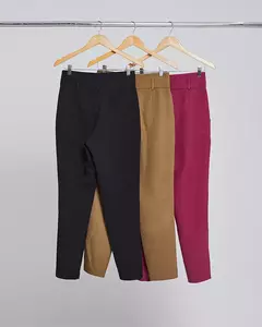 Calça Alfai Det Faixa C/ Fivela - TAYLU 