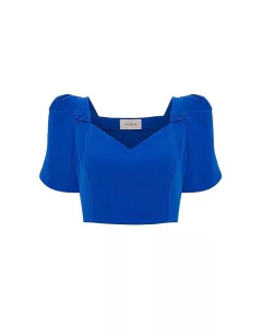 Cropped Alfaiataria Mg Bufante Karmani - loja online