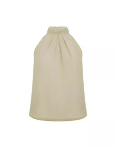 Blusa Regat Gola Plissada C Vivo Pérolas Karmani - comprar online