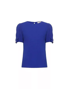 Blusa Viscose Rivera Mg Tulipa Laço Strass Karmani na internet