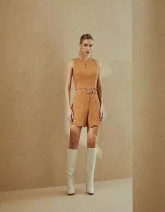 Shorts Alf Det Nuvem Bolso Barra Karmani