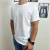 Remera regular lisa blanca - tienda online