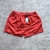 Short de baño importado premium 2025 rojo liso 32501