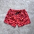 Short de baño importado estampado rojo 3550