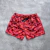 Short de baño importado estampado rojo 3550