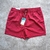 Short de baño importado premium liso rojo art.A1118104