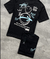 Remera Oversize doble estampa perfect negra