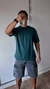 Remera Oversize lisa verde - Be King