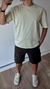 Remera Oversize lisa beige - tienda online