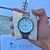 Reloj minimal eslabón blanco